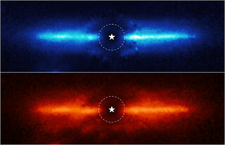 Dusty Debris Disk Around AU Mic