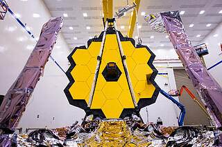 Webb in the Northrop Grumman cleanroom