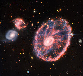 Cartwheel Galaxy (NIRCam and MIRI Composite Image)