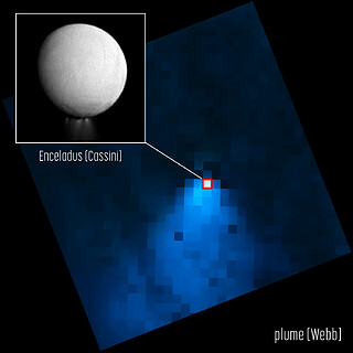 Enceladus (NIRCam Image)