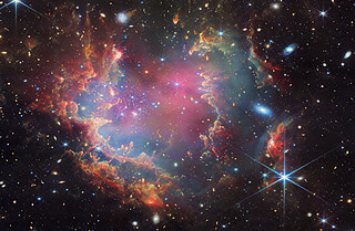 NGC 602 (NIRCam and MIRI image)