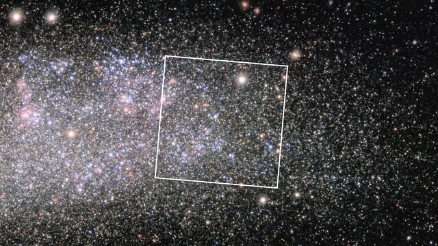 Zoom Into Dwarf Galaxy WLM